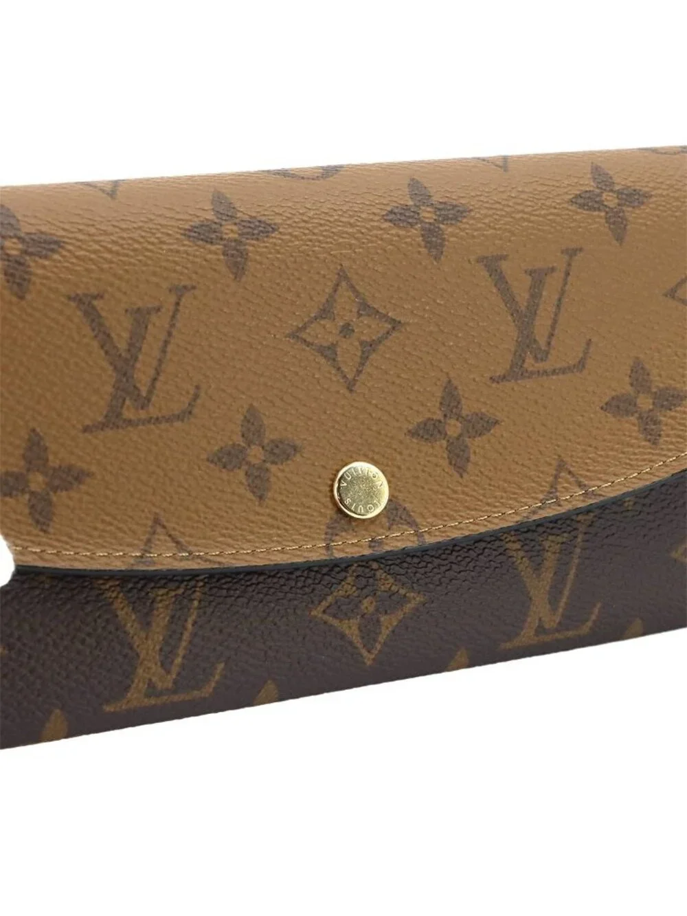 Louis Vuitton Monogram Reverse Portefeuille Emily Wallet Bifold